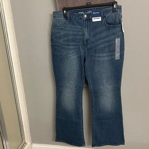 Old Navy Women's Dark Blue WOW Flare Jeans